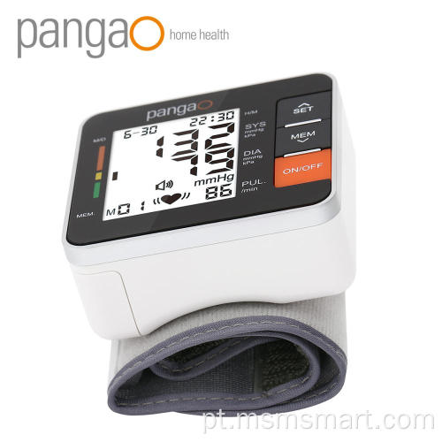 Monitor de pressão arterial de pulso para pressão arterial